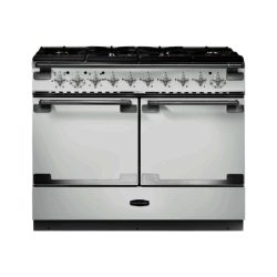 Rangemaster Elise SE 110cm Dual Fuel 94320 Range Cooker in White with 6 Burner FSD Hob